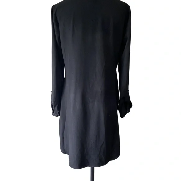 Merona Shirt Dress Black size Small - Picture 4 of 5